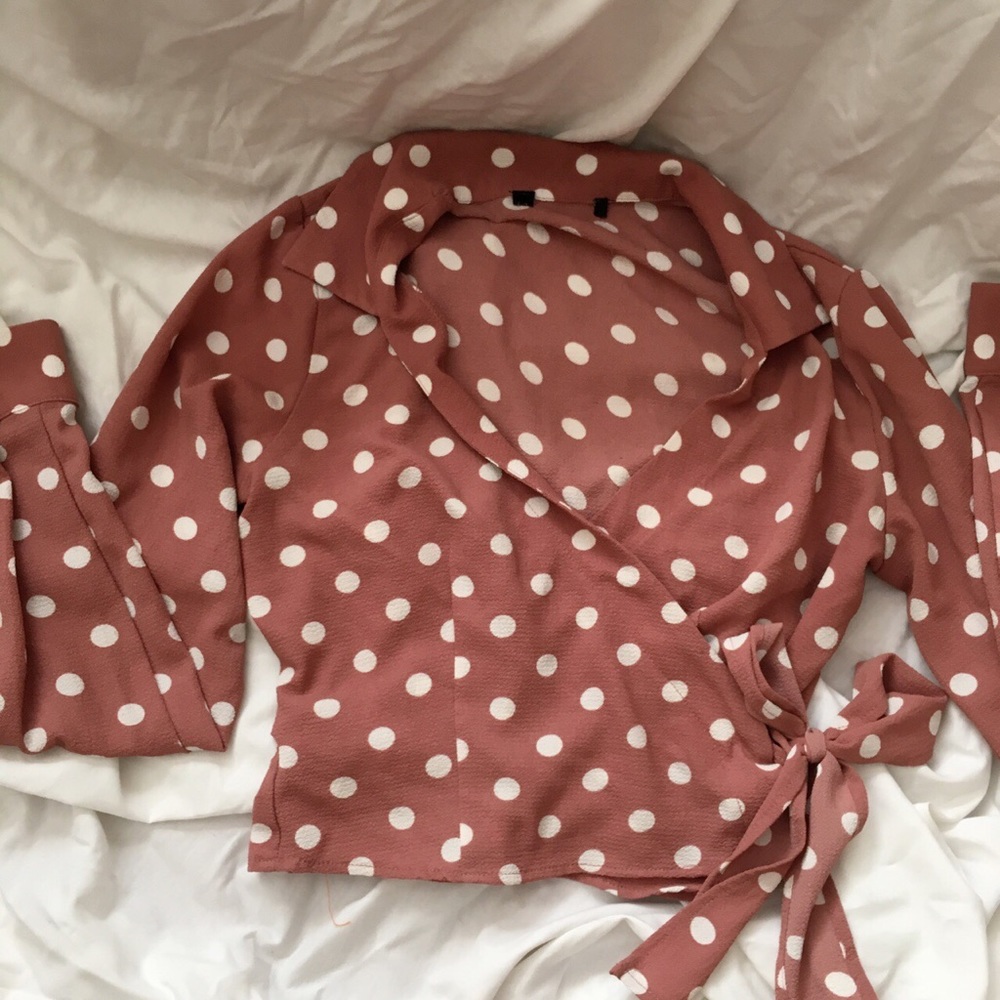 WRAP LONG SLEEVE TOP